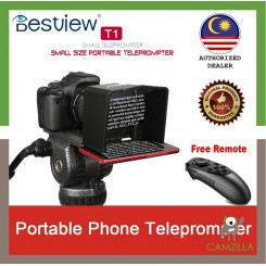 BESTVIEW T1 Smartphone Teleprompter for DSLR Cameras